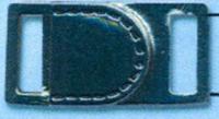Застежка с кнопкой, 4 штуки, арт. 62280 (цвет: никель-черный)