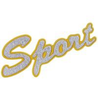 Аппликация под металл "Sport", цвет: золото, арт. 0411-5897, 20 штук (количество товаров в комплекте: 20)