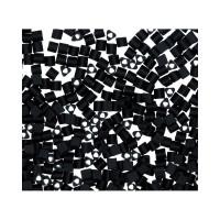 Бисер "TOHO" TRIANGLE 2, 11/0, 500 г, цвет: черный/матовый