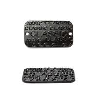 Украшение Лого Classiс, 24x13 мм, цвет: черный никель, арт. ГХН1108, 20 штук (количество товаров в комплекте: 20)
