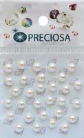 Кабошоны жемчуг Preciosa "White", 5 мм. 30 штук, арт. 131-11-030