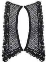 Кружевной воротник, цвет: чёрный, 26,5x16,5 см, арт. Г1948