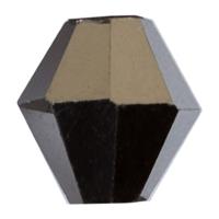 Бусины стеклянные "Zlatka" на нити, цвет: серебристый металлик, 6x6 мм, арт. GBA-02