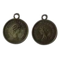 Набор аксессуаров для декора "Античная монета", металл, 19x23x1 мм, 20 штук