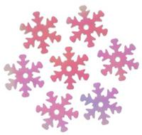 Пайетки Астра "Снежинки", цвет: 319 светло-розовый перламутр, 13 мм, 10 упаковок по 10 грамм (количество товаров в комплекте: 10)
