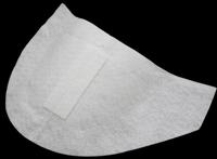 Плечевые накладки втачные сшивные Антинея, цвет: белый, 19x140x250 мм, 50 шт, арт. С-5/80