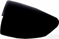 Плечевые накладки втачные обшитые Антинея, цвет: черный, 18x120x170 мм, 50 шт, арт. В-18