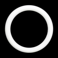 Кольцо, 14 мм, цвет: белый, арт. 01-6798 (100 штук)