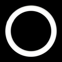 Кольцо, 12 мм, цвет: белый, арт. 01-6787 (100 штук)