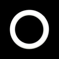 Кольцо, 8 мм, цвет: белый, арт. 01-6775 (100 штук)