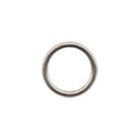 Кольцо металлическое, 15 мм, цвет: никель, арт. 01-3154/15 (50 штук)