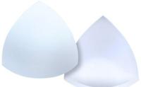 Чашечки треугольные без уступа с наполнением и эффектом "Push-up", цвет: белый, размер 80, арт. FC-72.18 (FC-72.88, 72.78)