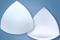 Чашечки треугольные без уступа с наполнением и эффектом "Push-up", цвет: белый, размер 75, арт. FC-72.18 (FC-72.88, 72.78)