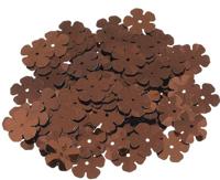 Пайетки Астра "Цветочки", цвет: 14 коричневый, 16 мм, 10 грамм, 10 упаковок (количество товаров в комплекте: 10)