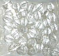 Набор бусин "Кристалл. Многогранник", прозрачный, 10x13 мм