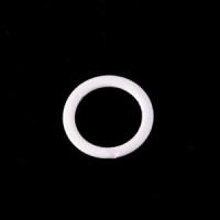 Кольцо металлическое, 11 мм, 50 штук, белый (арт. 01-135/11)