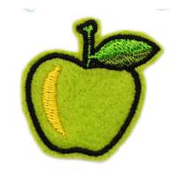 Термоаппликация "Яблоко зелёное", 4,5x4,5 см