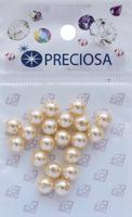 Хрустальный жемчуг Preciosa "Cream", 6 мм, 20 шт, арт. 131-10-011