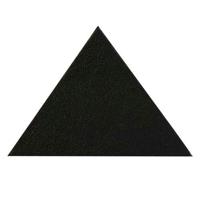 Термоаппликация "Треугольник", сторона 5 см, цвет: чёрный