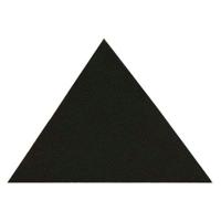 Термоаппликация "Треугольник", сторона 5 см, цвет: тёмно-коричневый