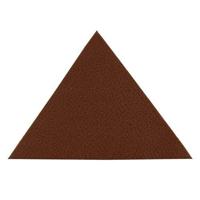 Термоаппликация "Треугольник", сторона 5 см, цвет: светло-коричневый