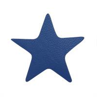 Термоаппликация "Звезда", 4,7x4,47 см, цвет: светло-синий, 2 штуки