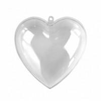 Сердце пластиковое "Ars Hobby", 8 см, 5 штук, арт. AH3902008