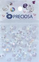 Бусины Preciosa "Биконус Crystal AB ", 3,6x4 мм, 50 шт, арт. 451-69-302