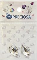 Стразы пришивные Preciosa "Овал Crystal ", 2 отверстия, 16x11 мм, 2 шт, арт. 438-62-301