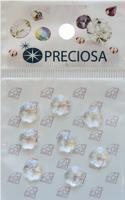 Стразы пришивные Preciosa "Цветок Crystal ", 1 отверстие, 8 мм, 8 шт, арт. 438-52-301