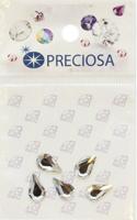 Стразы термоклеевые Preciosa "Crystal Груша", 10x6 мм, 5 шт, арт. 438-15-110