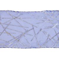 Лента упаковочная (органза), 63 мм x 10 м, цвет: синий, арт. 98-0055
