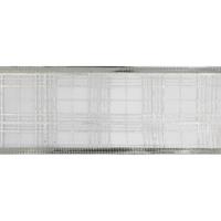 Лента упаковочная (органза), 63 мм x 10 м, цвет: белый, арт. 98-0009