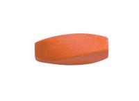 Бусины деревянные Glorex "Овал", 30 мм, 4 штуки, цвет: оранжевый