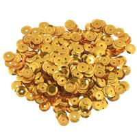 Пайетки граненые, 6 мм (цвет: А1, золото), 100 грамм, арт. 7700481