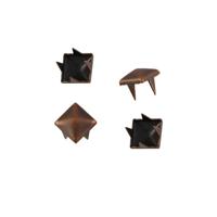 Украшение на шипах "Пирамидка", 6х6 мм, цвет: темная медь, 100 штук, арт. 53925