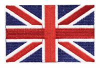 Термоаппликация "Английский флаг", 7,5х11,5 см, 6 штук, арт. LM-80359