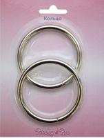 Кольцо разъемное Hobby&Pro, цвет: никель, 2 шт, 50x5,0 мм, арт. 816-018