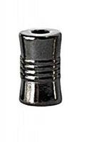 Наконечник "Цилиндр", 12x7 мм, цвет: черный никель, арт. 0305-5012 (20 штук)