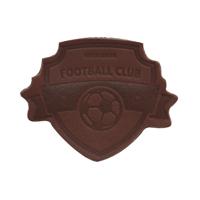 Термоаппликация "Футбол", 5x3,8 см, дизайн №13 (цвет: светло-коричневый), арт. 552169