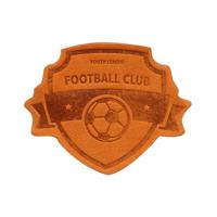 Термоаппликация "Футбол", 5x3,8 см, дизайн №13 (цвет: оранжевый), арт. 552169