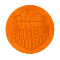 Термоаппликация "Баскетбол", 5,5 см, дизайн №8 (цвет: оранжевый), арт. 552166