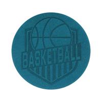 Термоаппликация "Баскетбол", 5,5 см, дизайн №8 (цвет: бирюзовый), арт. 552166