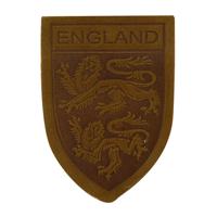 Термоаппликация "Герб England", 3,9x5,5 см, дизайн №11 (цвет: хаки)