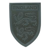 Термоаппликация "Герб England", 3,9x5,5 см, дизайн №11 (цвет: серый)