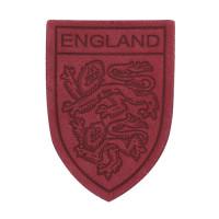 Термоаппликация "Герб England", 3,9x5,5 см, дизайн №11 (цвет: коралловый)