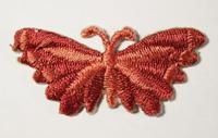 Термоаппликация "Бабочка маленькая", 1,5х4 см (цвет: 6073, бордовый), 50 штук, арт. 0411-0903
