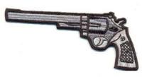 Термоаппликация Hobby&Pro "Пистолет", 5x10 см, арт. 678159