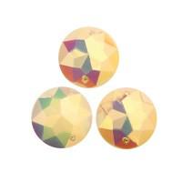 Стразы пришивные Астра (круглые), 25 мм, цвет: серебристый, 3 штуки, арт. 7701648