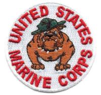 Термоаппликация Hobby&Pro "MARINE CORPS UNITED STATES. Морская служба США", 5,5 см, арт. AD1004